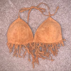SOLD | Showstopper Fringe Bralette | Never Worn